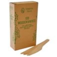 Swantex Wooden Disposable Knives 100s Swantex Wooden Disposable Knives 100s