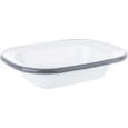 Kitchen Pantry Enamel Pie Dish Retangular 16cm (KP16ENMLPIEGRY)