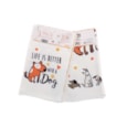 3Pk Dog Tea Towels