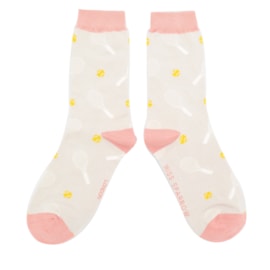 Miss Sparrow Tennis Socks Silver