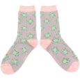 Miss Sparrow Cute Turtles Socks Silver Miss Sparrow Cute Turtles Socks Silver