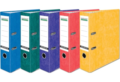 Laminated Lever Arch File Assorted Colours A4 (23340DENT)