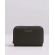Lappella Eva Small Zip Round Purse In Black Valentino Leather 141-1 Lappella Eva Small Zip Round Purse In Black Valentino Leather 141-1