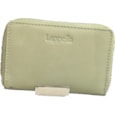 Lappella Eva Small Zip Round Purse In Mint Green Valentino Leather Lappella Eva Small Zip Round Purse In Mint Green Valentino Leather