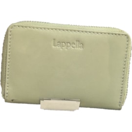 Lappella Eva Small Zip Round Purse In Mint Green Valentino Leather Lappella Eva Small Zip Round Purse In Mint Green Valentino Leather