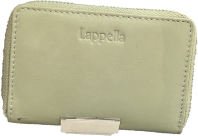 Lappella Eva Small Zip Round Purse In Mint Green Valentino Leather Lappella Eva Small Zip Round Purse In Mint Green Valentino Leather