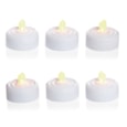 Premier 6 Pce Flickering Candle White 6s