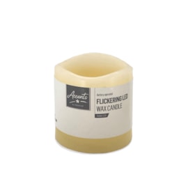Premier Cream Flicker Wax Candle 5cm (LB101585)