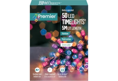 Premier 50 Bo Led Programmable Timer Lights Rainbow (LB112382RBW)