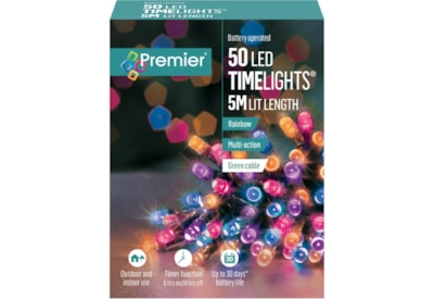 Premier 50 M-a B-o Timelights w Green Cable Rainbow