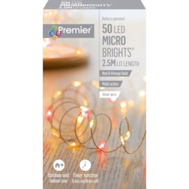 Premier Dec 50 B/o M/a Microbrights Timer Lights R/vintage Gol (LB151209RVG)