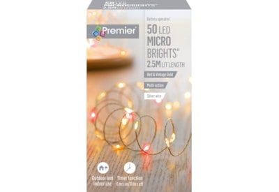 Premier Dec 50 B/o M/a Microbrights Timer Lights R/vintage Gol (LB151209RVG)