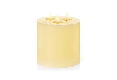 Premier 3 Flame Flickabright Candle Cream 15cm Premier 3 Flame Flickabright Candle Cream 15cm