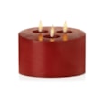 Premier Flickabright 3 Flame Candle Red 15cm (LB243176R)
