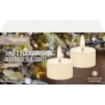 Premier 2pc Flickabright Tea Light Candle Cream 3cm Premier 2pc Flickabright Tea Light Candle Cream 3cm