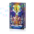 Premier Bo Lit Church w Star Stained Glass Table Decorat 21x13 Premier Bo Lit Church w Star Stained Glass Table Decorat 21x13