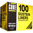 Le Cube Dustbin Liners 100s (0483)
