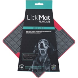 Sharples Lickimat Playdate Deluxe Dog Feeder Red 20cm Sharples Lickimat Playdate Deluxe Dog Feeder Red 20cm