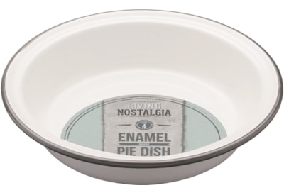 Living Nostalgia Round Pie Dish Enamel 18cm (LNENRDPIE18)