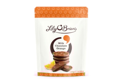 Lily O'brien's Milk Chocolate Orange Bag 100g Lily O'brien's Milk Chocolate Orange Bag 100g