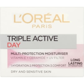 Loreal Triple Active Day Dry & Sensitive Moisturiser Loreal Triple Active Day Dry & Sensitive Moisturiser