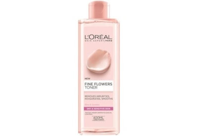 Loreal Fine Flowers Cleansing Toner D/s 400ml Loreal Fine Flowers Cleansing Toner D/s 400ml