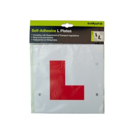 Sakura Stick Tie On L Plates Sakura Stick Tie On L Plates