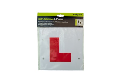 Sakura Stick Tie On L Plates Sakura Stick Tie On L Plates