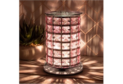 Desire Aroma Lamp Silver & Pink (LP46010)