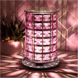 Desire Aroma Lamp Silver & Lilac (LP46011)