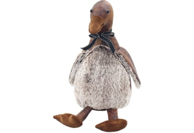 Faux Leather Duck Doorstop Faux Leather Duck Doorstop