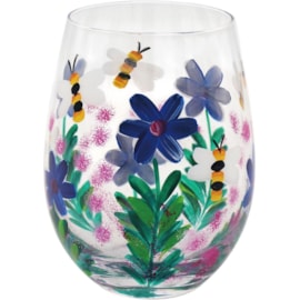 Bees & Wildflowers Stemless Glass (LP47379)