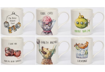 Lesser & Pavey Bewilderbeest Mug Asst Lesser & Pavey Bewilderbeest Mug Asst