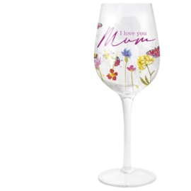 Lesser & Pavey Love You Mum Wine Glass (LP49648)
