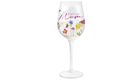 Lesser & Pavey Love You Mum Wine Glass (LP49648)