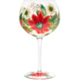 Xmas Hand Painted Gin Glass (LP52420)