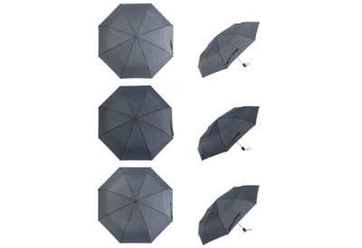 Lesser & Pavey Folding Umbrella Gents Asst Lesser & Pavey Folding Umbrella Gents Asst
