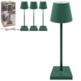 Lesser & Pavey Rechargable Touch Lamp Green (LP73643)