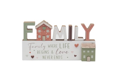 Lesser & Pavey Family Standing Plaque