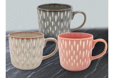 Reactive Glaze Mug 3 Asst Reactive Glaze Mug 3 Asst