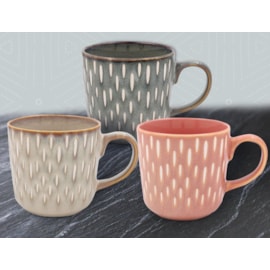 Reactive Glaze Mug 3 Asst