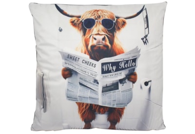 Highland Cow Loo Cushion Highland Cow Loo Cushion