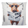 Highland Cow Loo Cushion