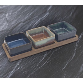 Snack Dishes On Tray S3 Snack Dishes On Tray S3