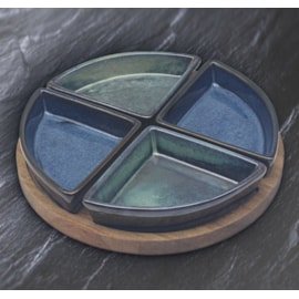 Snack Dishes On Tray S4