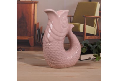 Fish Jug/Vase Pink 26Cm Fish Jug/Vase Pink 26Cm