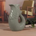 Fish Jug/Vase Green 26Cm Fish Jug/Vase Green 26Cm