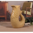 Fish Jug/Vase Sand 26Cm