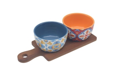 Tuscany Bowls On Tray Set 2 Tuscany Bowls On Tray Set 2