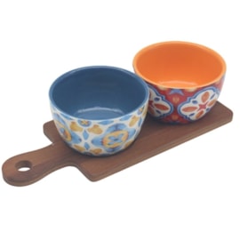 Tuscany Bowls On Tray Set 2
